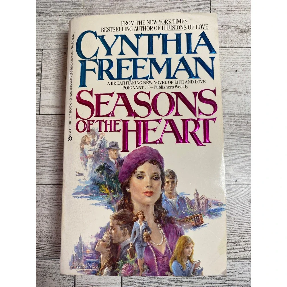 Seasons of the Heart‎ Cynthia Freeman Paperback Historical Romance Novel 1986